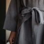 Kumsal Hand Loomed Cotton Dressing Gown, thumbnail 3 of 3