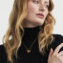 Resting Fawn Gold Chain Necklace, thumbnail 2 of 8