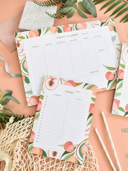 Peach Daily Planner Notepad, 2 of 6