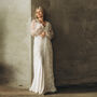 Long Sleeved Wedding Dress Cover | Lace Kimono Cape, thumbnail 1 of 10