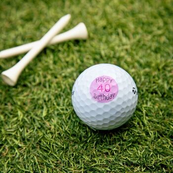 Three Personalised Golf Balls, 10 of 12