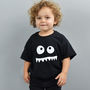 Monster Face Children's T Shirt, thumbnail 1 of 5