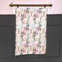 Flower Heist Tea Towel Blush, thumbnail 1 of 4