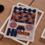 Hï Ibiza Club Print | Poster | Wall Art | Geometric | Dj | Clubbing | Patterned | Bauhaus | Print | House Music, thumbnail 5 of 9