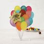 Personalised Balloon Card, Bright Colours, thumbnail 2 of 5