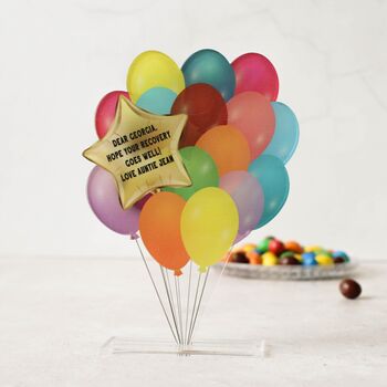 Personalised Balloon Card, Bright Colours, 2 of 5