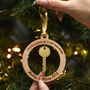 1st Christmas In New Home Personalised Christmas Bauble, thumbnail 2 of 6