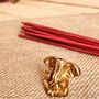Mini Brass Ganesha Incense Stick Holder, thumbnail 7 of 10