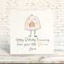 Happy Birthday Mummy From Your Little Rainbow Card, thumbnail 1 of 2