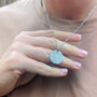 Fingerprint Disc Stainless Steel Necklace, thumbnail 1 of 6