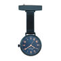 Rose Gold And Blue Roman Numeral Mesh Nurse Fob Watch, thumbnail 2 of 3