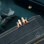 Sterling Silver Tiny Poodle Dog Stud Earrings, thumbnail 3 of 12