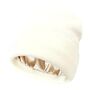 Chemo Headwear Wooly Beanie Hat Satin Lined, thumbnail 7 of 11