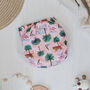 Pink Safari Pattern All In One Reusable Nappy, thumbnail 1 of 6
