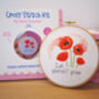Poppies Cross Stitch Kit, thumbnail 1 of 4