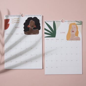 2022 Abstract Women Calendar, 6 of 9