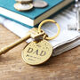 Personalised Stainless Steel Disc Keyring, thumbnail 2 of 4