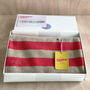 Personalised Cashmere Bold Stripe Baby Blanket, thumbnail 5 of 7