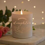 Gift For Daughter Personalised Glow Through Candle, thumbnail 1 of 12