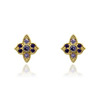 Takia Filigree Sterling Silver Or Gold Plated Earrings, 6 of 12