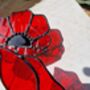 Red Poppy Glass Flower Bouquet, thumbnail 4 of 6