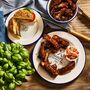 Personalised BBQ Enamel Plates And Bowl Set, thumbnail 2 of 7