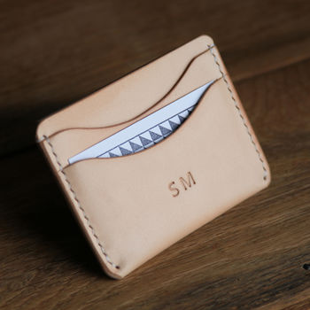 Personalised Minimalist Leather Wallet, 4 of 9