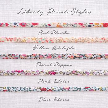 Liberty Print Letter Personalised Bracelet, 6 of 8