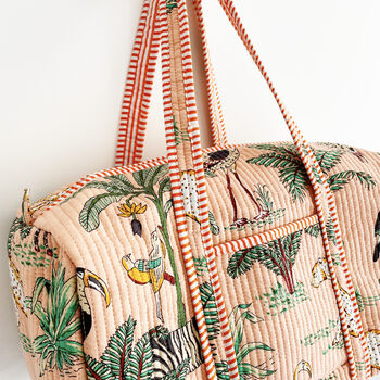 Jungle Print Weekend Duffle Bag, 7 of 12