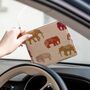 Blue Badge Parking Permit Wallet In Elephants, thumbnail 1 of 6