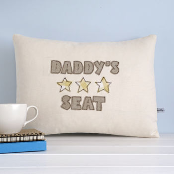 Personalised Stars Cushion Gift For Father's Day, 5 of 12