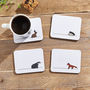 Woodland Collection Coasters, Set Of Four, thumbnail 1 of 6