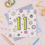 '11th' Birthday Card, thumbnail 1 of 2