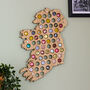 Personalised Ireland Beer Cap Collector Map, thumbnail 1 of 6