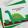 'Dinosaur' Personalised Birthday Card, thumbnail 2 of 4