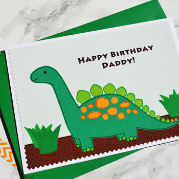 'Dinosaur' Personalised Birthday Card, 2 of 4