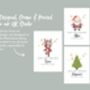 Personalised First Christmas Card, thumbnail 7 of 7