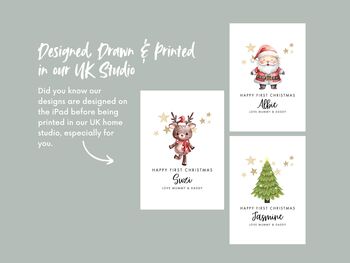 Personalised First Christmas Card, 7 of 7