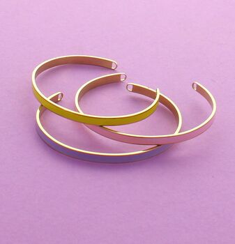 Enamel Coloured Plain Bangles, 2 of 6