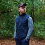 Navy And Brown Outdoor Gilet, thumbnail 3 of 5