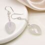 Sterling Silver Rainbow Moonstone Chain Drop Earrings, thumbnail 2 of 7