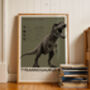 Tyrannosaurus Rex | Dinosaur Art Print, thumbnail 5 of 8