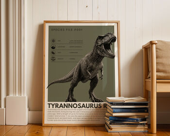 Tyrannosaurus Rex | Dinosaur Art Print, 5 of 8