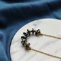 Black Round Disc Pearl Pendant Necklace, thumbnail 7 of 7