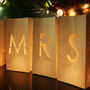 Mr And Mrs Candle Bags, thumbnail 3 of 4