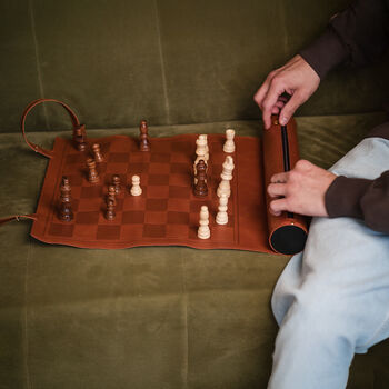 Personalised Roll Up Chess Set, 3 of 4
