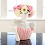Luxury Ceramic Lady Vase And Removable Necklace Set, thumbnail 2 of 12