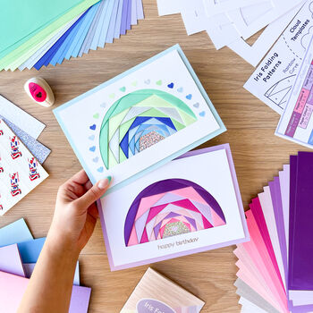 Over The Rainbow Card Making Kit | Iris Folding, 2 of 6