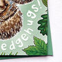 Hedgehog Birthday Card, thumbnail 5 of 5