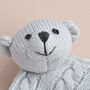 Personalised Teddy Knitted Comforter, thumbnail 5 of 6